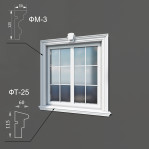 Віконне обрамлення №8