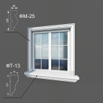 Віконне обрамлення №9