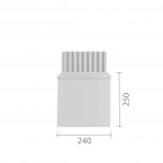База колони б-84а (пілястра)     
