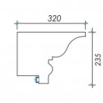 Фк світловий-10 h235х320мм