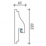 Фк світловий-5 h220х65мм