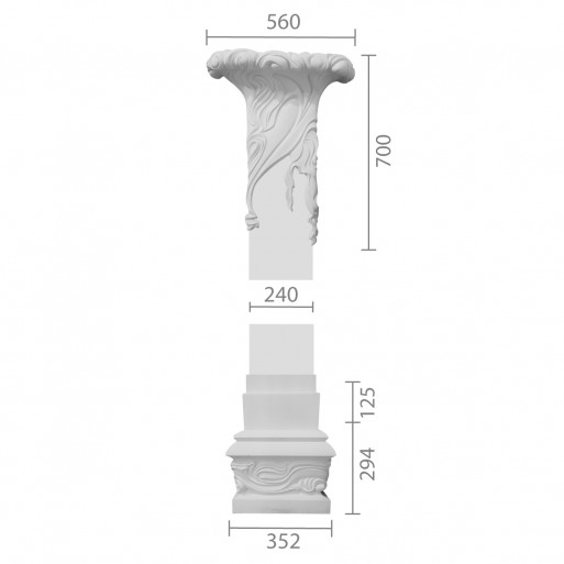 Пілястра фасадна Ка-46