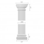 Пілястра з гіпсу ка-87