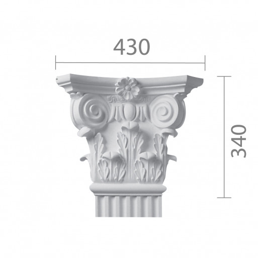 Капітель пілястри кп-19