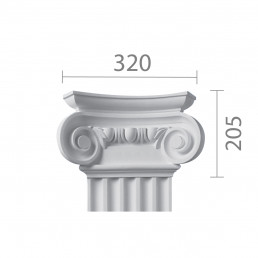 Капитель пилястры кп-24
