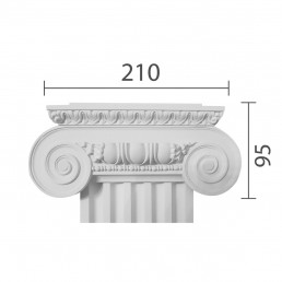 Капитель пилястры кп-41