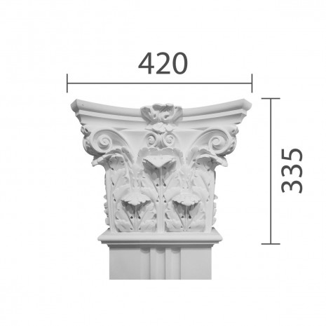 Капітель пілястри кп-48