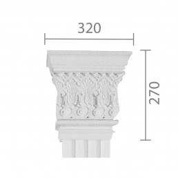 Капітель пілястри кп-80