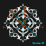 Наборная розетка Нр-инд. 20 Ø720 мм. 