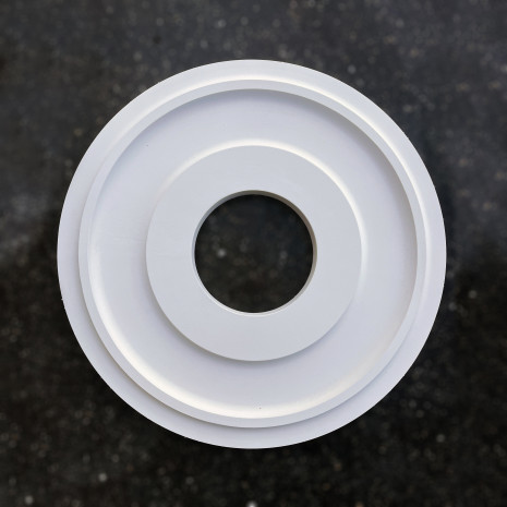 Розетка гіпсова гладка у сучасному стилі р-1016 а Ø410