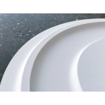 Розетка гіпсова гладка у сучасному стилі р-1016 а Ø410