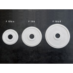 Розетка гіпсова гладка у сучасному стилі р-1016 б Ø660