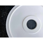 Розетка гіпсова гладка у сучасному стилі р-1016 б Ø660