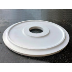 Розетка гіпсова гладка у сучасному стилі р-1016 Ø560