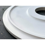 Розетка гіпсова гладка у сучасному стилі р-1016 Ø560