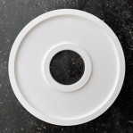 Розетка гіпсова гладка у сучасному стилі р-1017 а Ø410