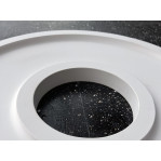 Розетка гіпсова гладка у сучасному стилі р-1017 а Ø410