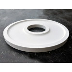 Розетка гіпсова гладка у сучасному стилі р-1017 а Ø410