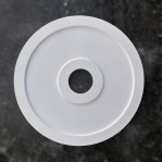 Розетка гіпсова гладка у сучасному стилі р-1017 б Ø660