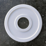 Розетка гіпсова гладка у сучасному стилі р-1018 а Ø410