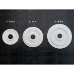 Розетка гіпсова гладка у сучасному стилі р-1018 а Ø410