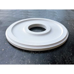 Розетка гіпсова гладка у сучасному стилі р-1018 а Ø410