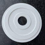 Розетка гіпсова гладка у сучасному стилі р-1018, Ø560