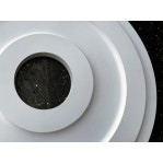 Розетка гіпсова гладка у сучасному стилі р-1018, Ø560