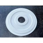 Розетка гіпсова гладка у сучасному стилі р-1018, Ø560