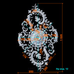 Набірна розетка Нр-Інд. 12 1620х950 мм. 