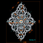 Набірна розетка Нр-Інд. 13 2800х2050 мм. 