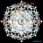 Наборная розетка Нр-инд. 14 Ø1600 мм. 