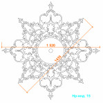 Набірна розетка Нр-Інд. 15 Ø1520 мм. 