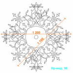 Набірна розетка Нр-Інд. 16 Ø1200 мм. 