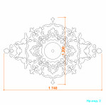 Наборная розетка Нр-инд. 2  1740х1200 мм.