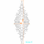 Набірна розетка Нр-Інд. 21 h1850х660 мм. 