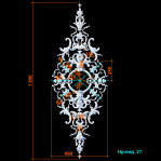 Набірна розетка Нр-Інд. 21 h1850х660 мм. 