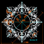 Набірна розетка Нр-Інд. 22 Ø1180 мм.