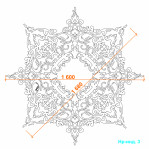 Наборная розетка Нр-инд. 3 Ø1680 мм.