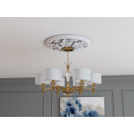 Розетка гіпсова ажурна з візерунком р-4а Ø395