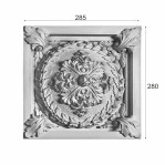 Ліпнина середник з гіпсу с-257 h285мм