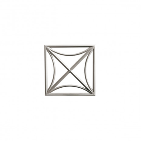 Середник з гіпсу с-90 h265х265мм