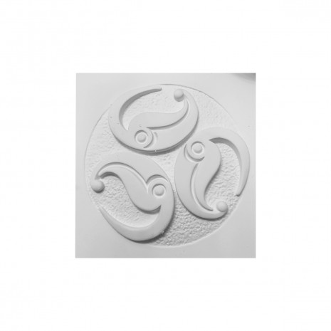 Середник з гіпсу с-105 h120х120мм