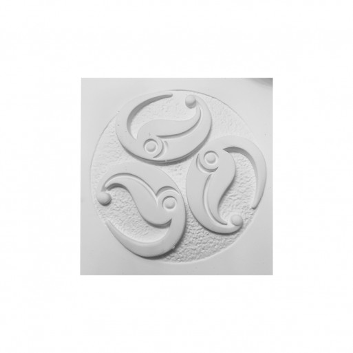 Середник з гіпсу с-105 h120х120мм