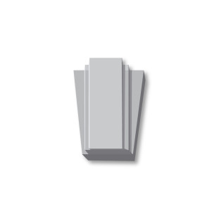 Середник з гіпсу с-102 h420х265мм