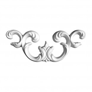 Лепнина средник из гипса с-12 L-245мм