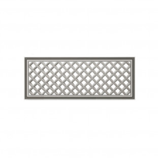 Середник з гіпсу с-34 h230х630мм (з обрамленням)