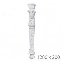 Каріатида Крб - 13 з бетону