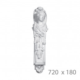 Каріатида Крб - 15 з бетону