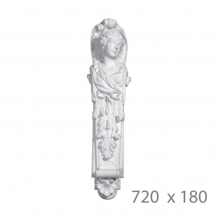 Каріатида Крб - 15 з бетону